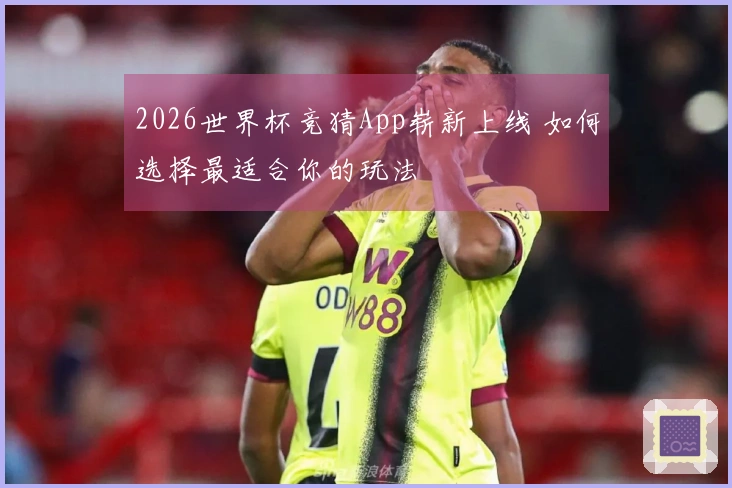 2026世界杯竞猜App崭新上线 如何选择最适合你的玩法